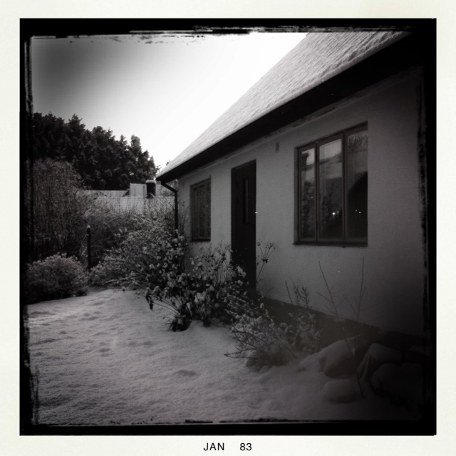 Lilla huset i snön